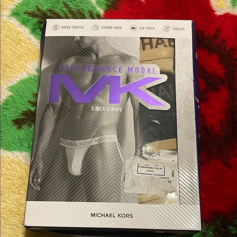 Michael Kors Performance Modal Jock Straps - Black and White